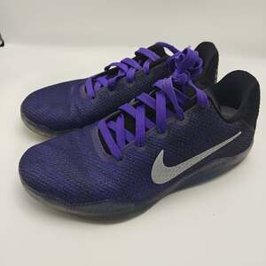 Nike Kobe 11 GS Eulogy Hyper Grape Black Size 7Y | Wms 8.5 Sneakers 822945-510